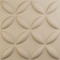 Ekena Millwork 19 5/8in. W x 19 5/8in. H Wallflower EnduraWall Decorative 3D Wall Panel Covers 2.67 Sq. Ft. WP20X20WAGBE - alternate 1